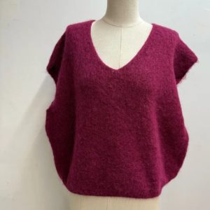PULL MACHA AUBERGINE