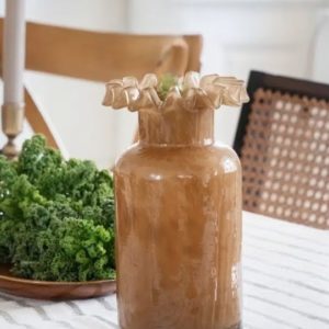 VASE VERRE CARAMEL 2