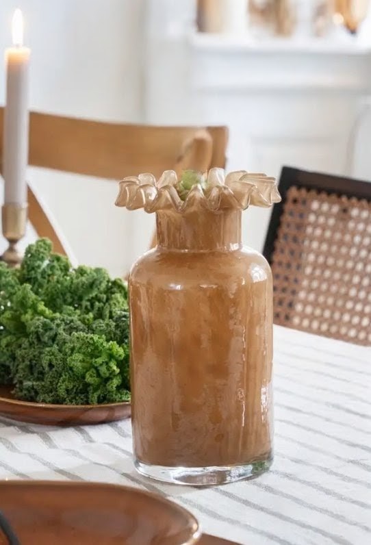 VASE VERRE CARAMEL 2