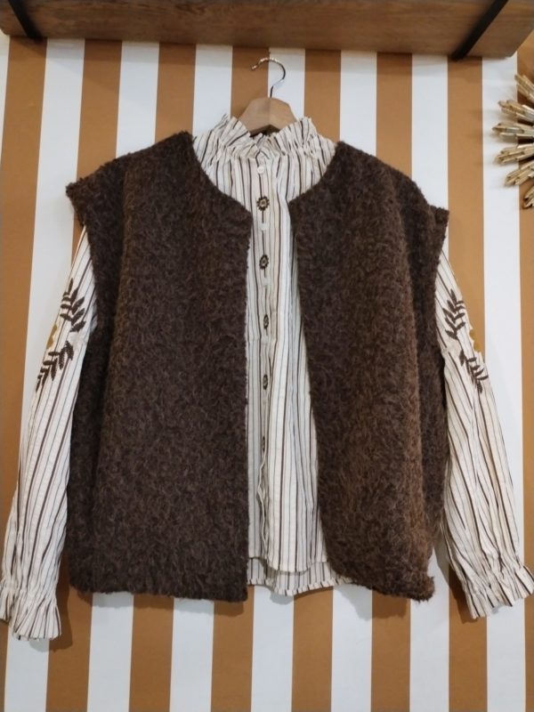 gilet timeo choco