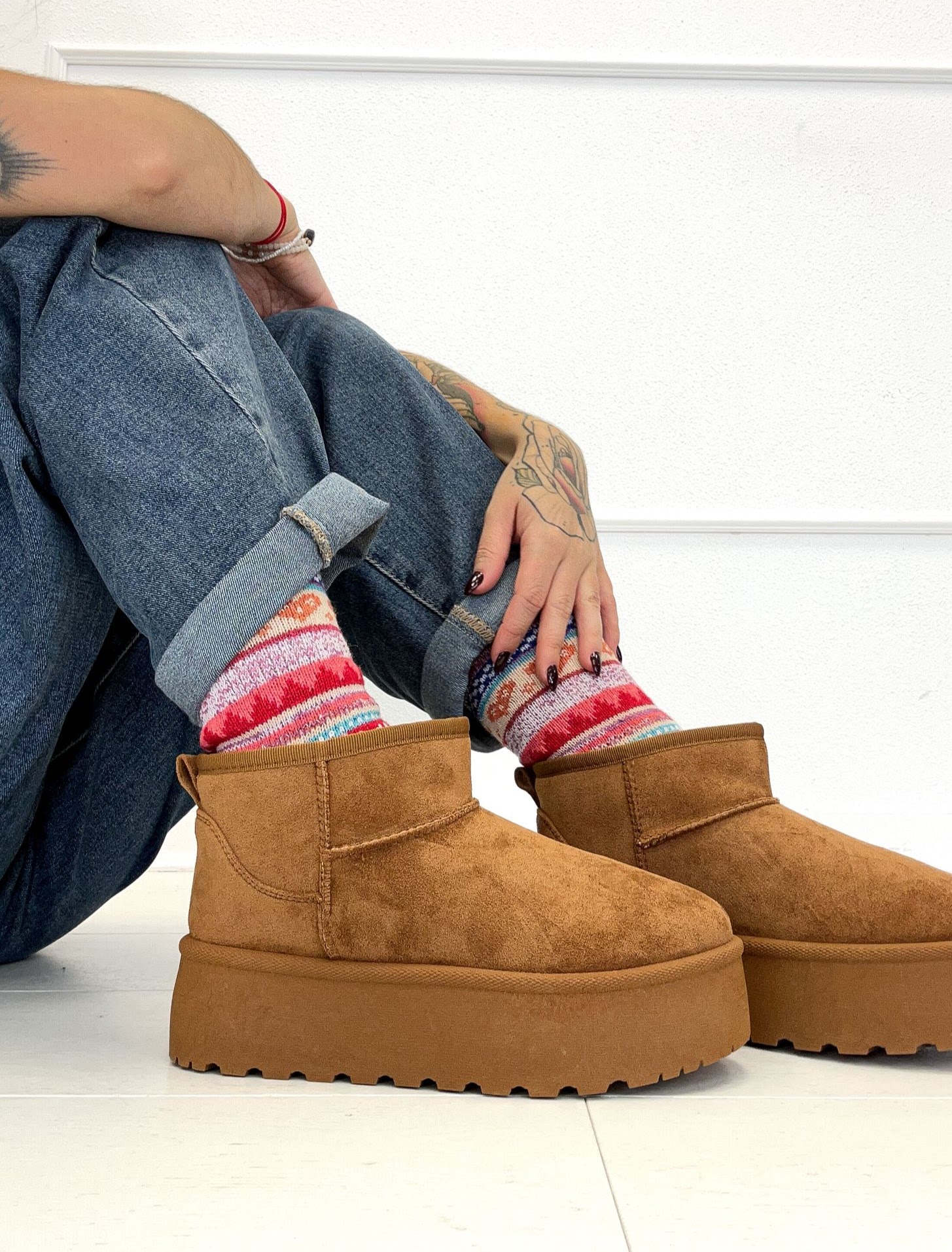 BOOTS COMPENSES CAMEL