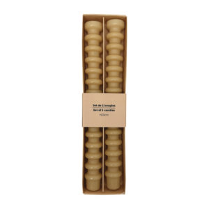 SET DE 2 BOUGIES ANNEAUX