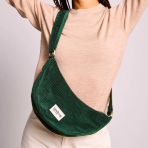 SAC ANDREA VELOURS VERT
