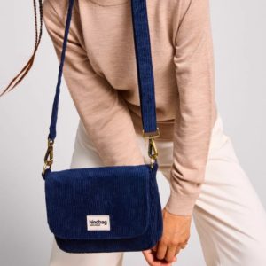 SAC MARGAULT VELOURS MARINE