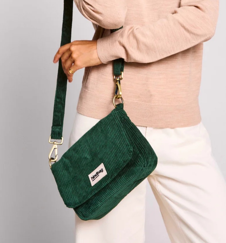SAC MARGAULT VELOURS VERT