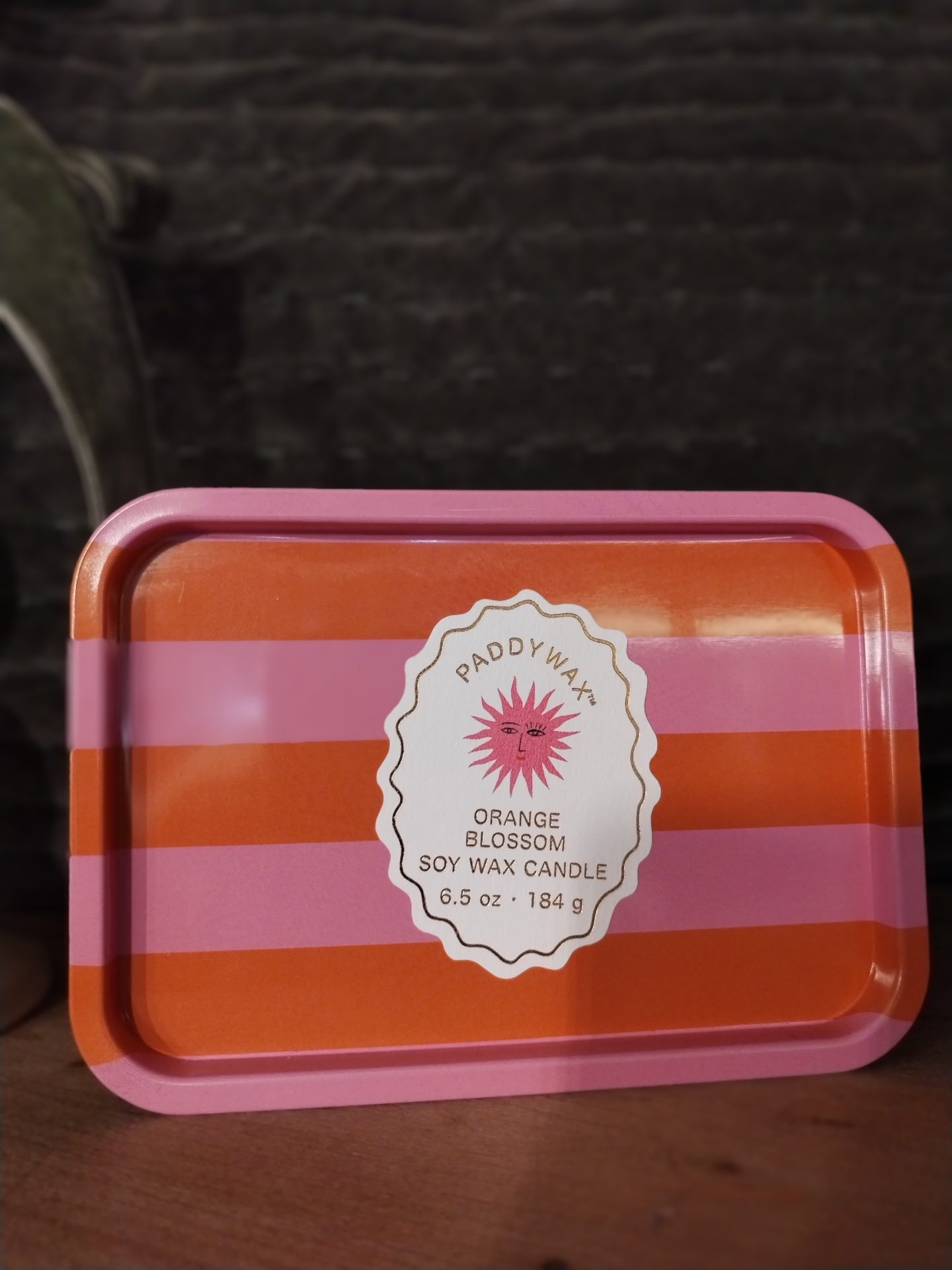 BOUGIE TIN SOLEIL ORANGE