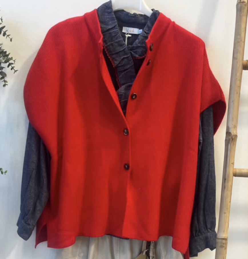 GILET JOY ROUGE