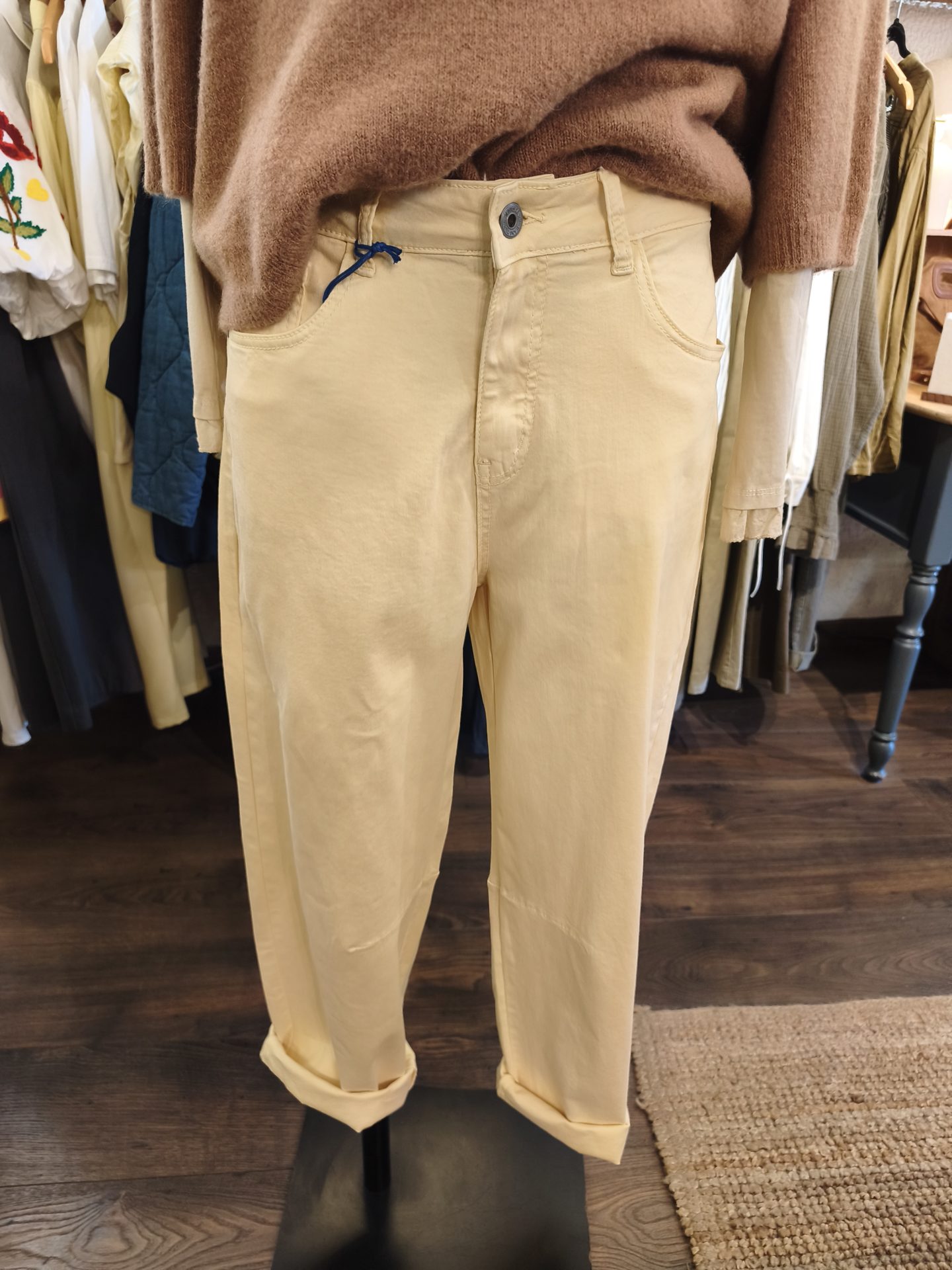 PANTALON BARY JAUNE