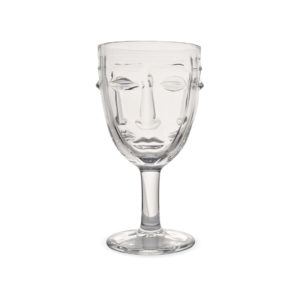 VERRE A PIED TRANSPARENT