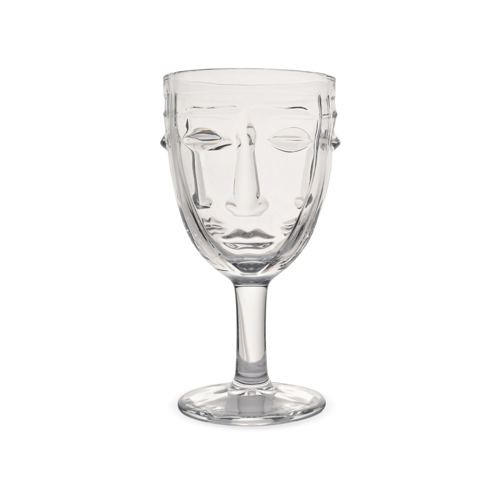 VERRE A PIED TRANSPARENT