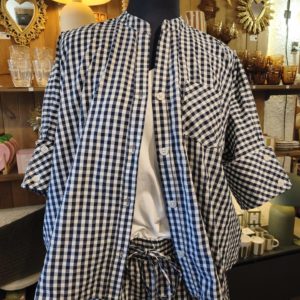 CHEMISE VICHY MARINE