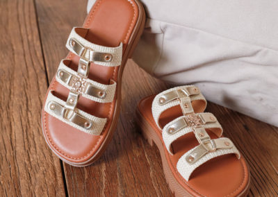 SANDALES SOLEIL BEIGE