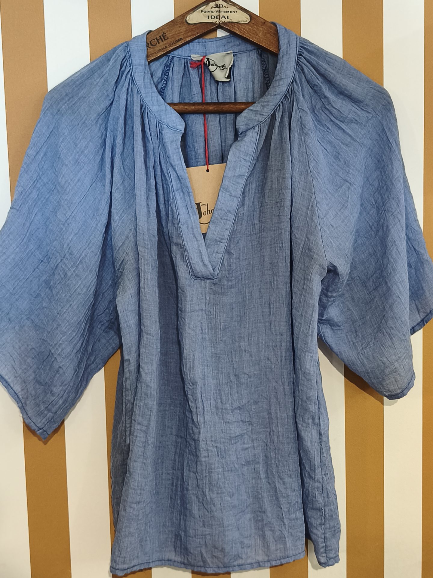 BLOUSE ANOUSKA BLEU
