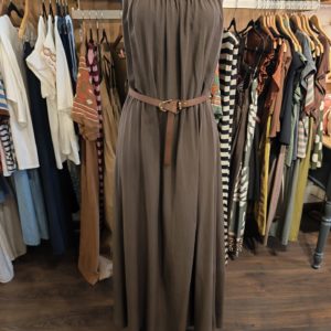 ROBE NINA LONGUE CHOCO