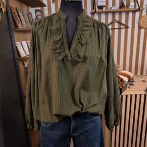 BLOUSE MALLOW KAKI
