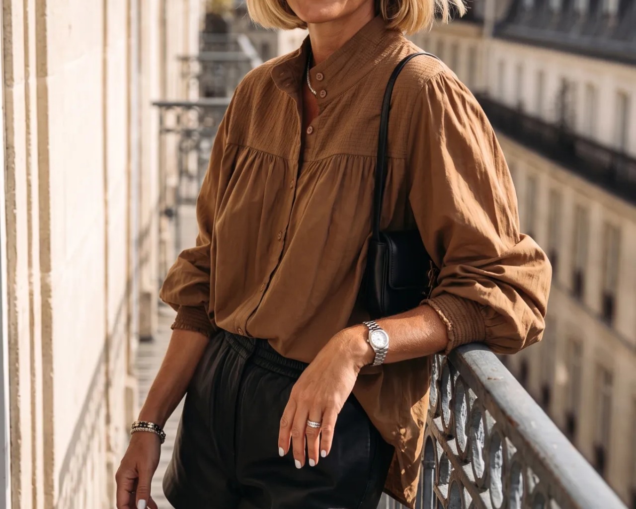 CHEMISE JASMINA CAMEL
