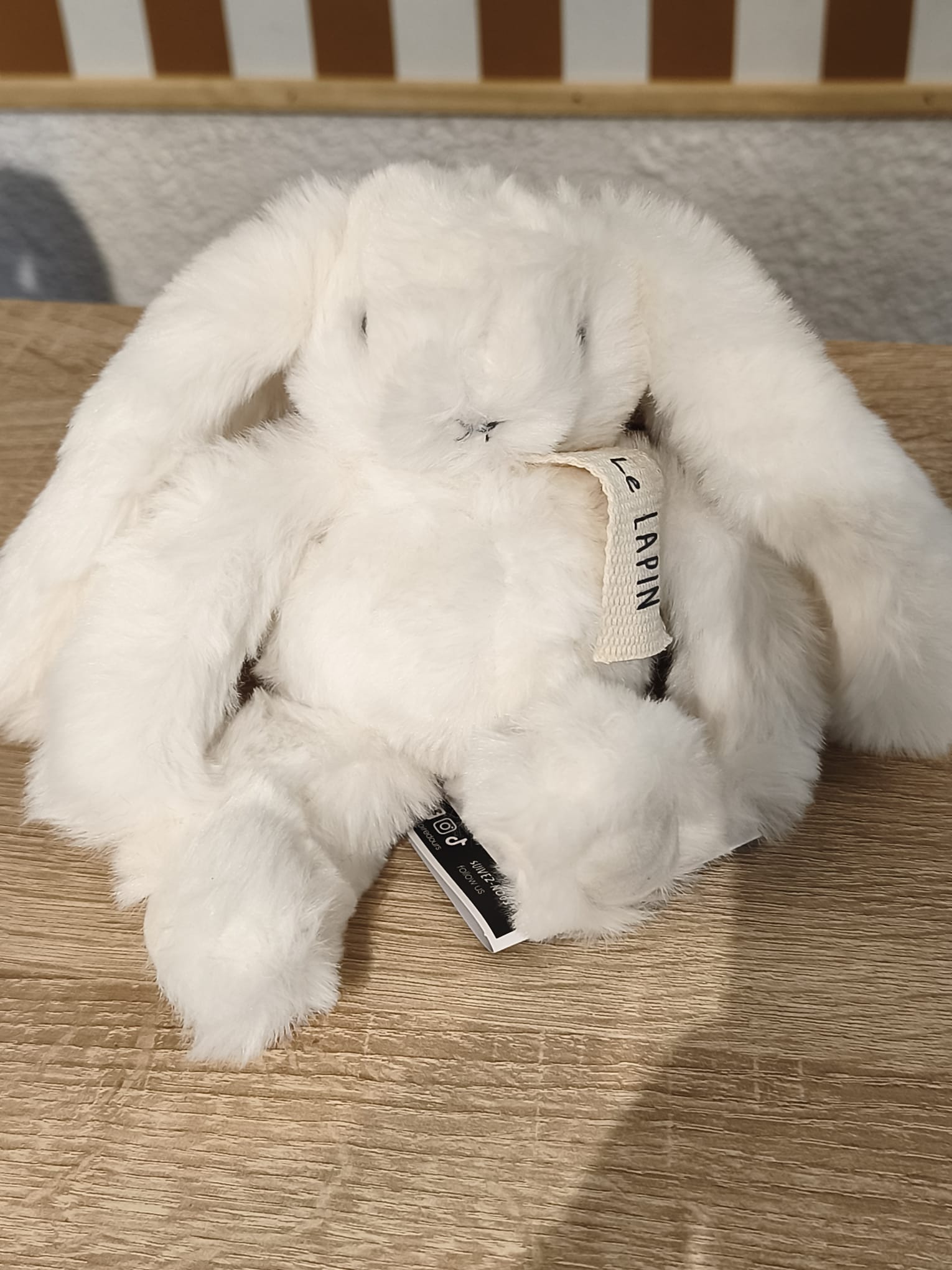 LAPIN 20 CM BLANC