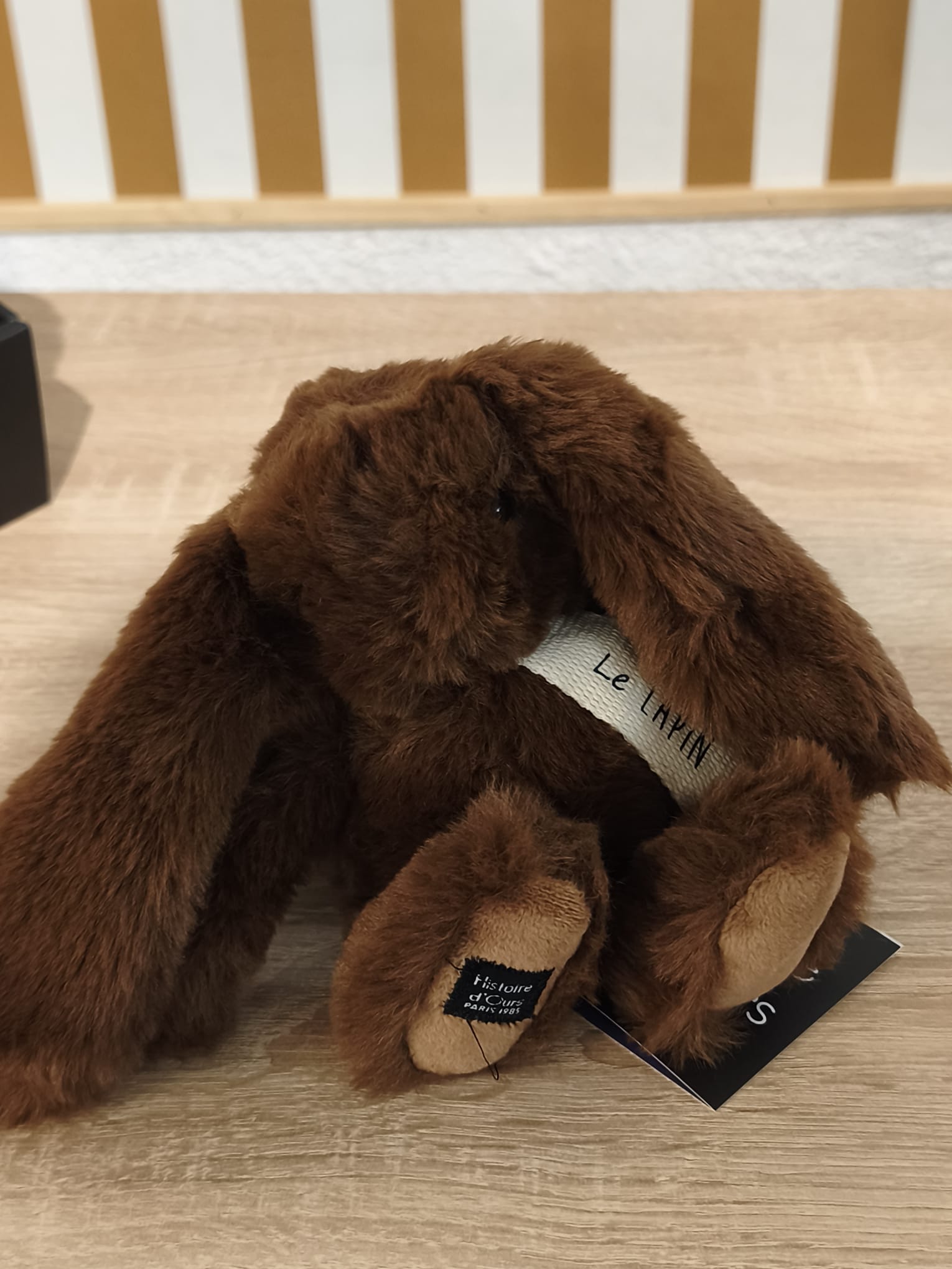 LAPIN 20 CM CHOCO