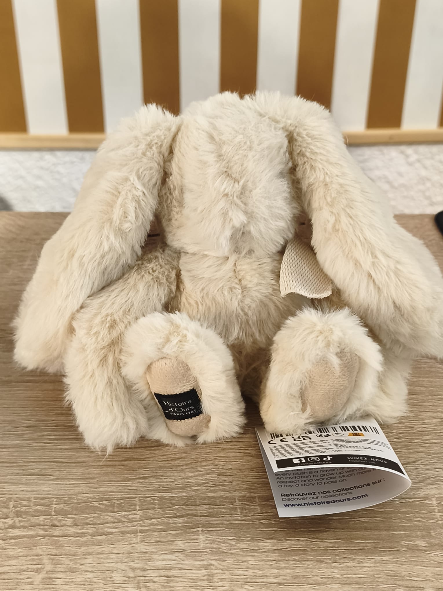 LAPIN 20 CM VANILLE