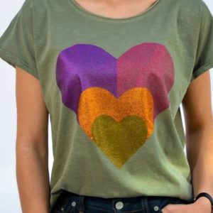 TEE SHIRT TESS KAKI