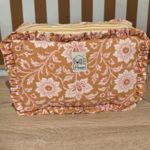 TROUSSE DE TOILETTE FLEURS