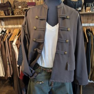 VESTE BRANDEBOURGS CHOCO