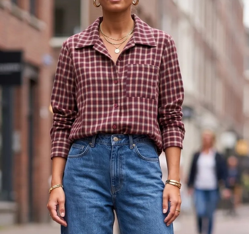 CHEMISE CHACHA BORDEAUX