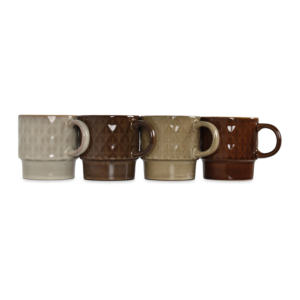 SET DE 4 MUGS FOX