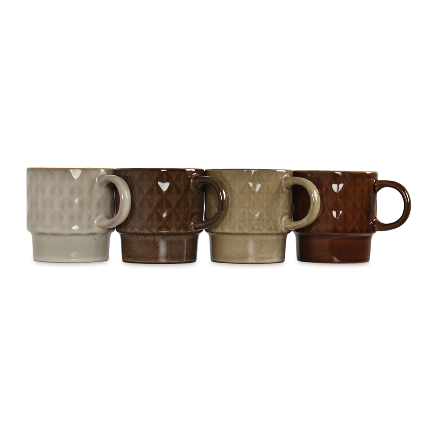 SET DE 4 MUGS FOX