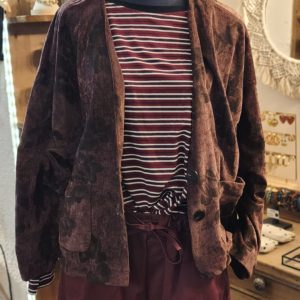 VESTE MARCEAU PRUNE